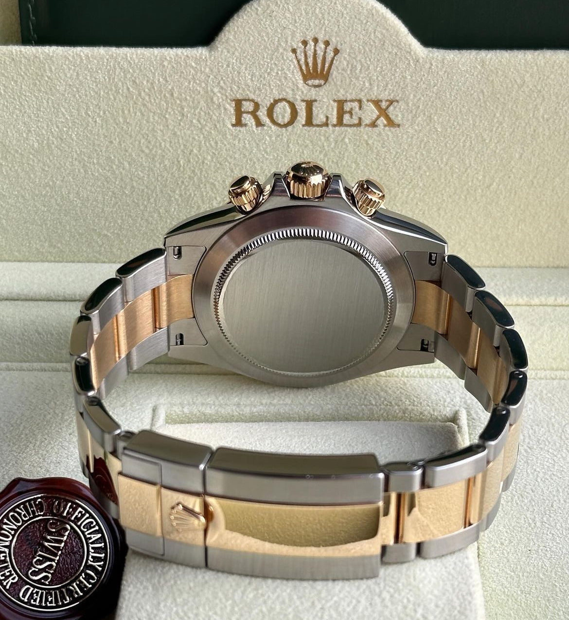 ROLEX DAYTONA ACCIAIO E ORO QUADRANTE BIANCO CRONO NERO