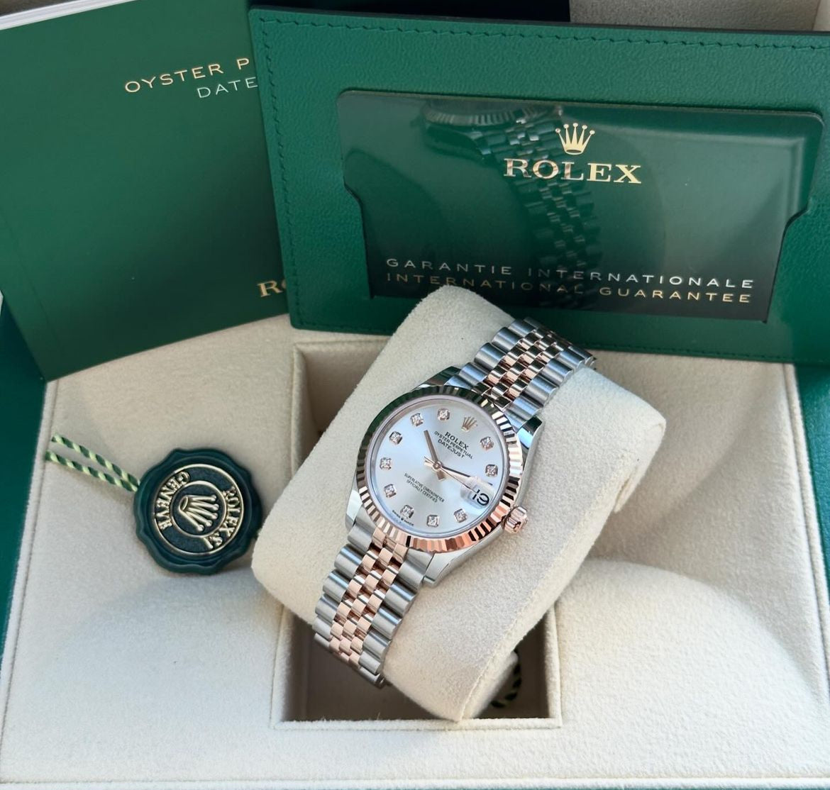 ROLEX DATEJUST JUBILEE ACCIAIO E ORO ROSA DIAMOND