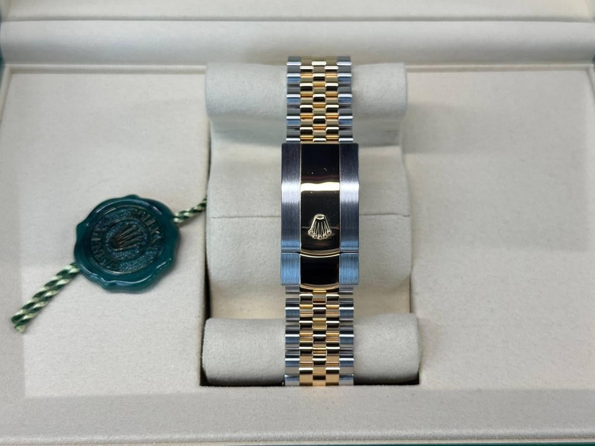ROLEX DATEJUST JUBILEE ACCIAIO E ORO BLACK DIAL