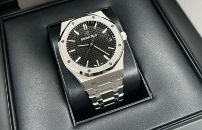 AUDEMARS PIGUET ROYAL OAK NIGHT BLACK DIAL