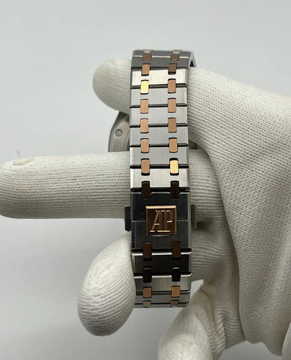 AUDEMARS PIGUET ROYAL OAK ACCIAIO E ORO QUADRANTE BIANCO