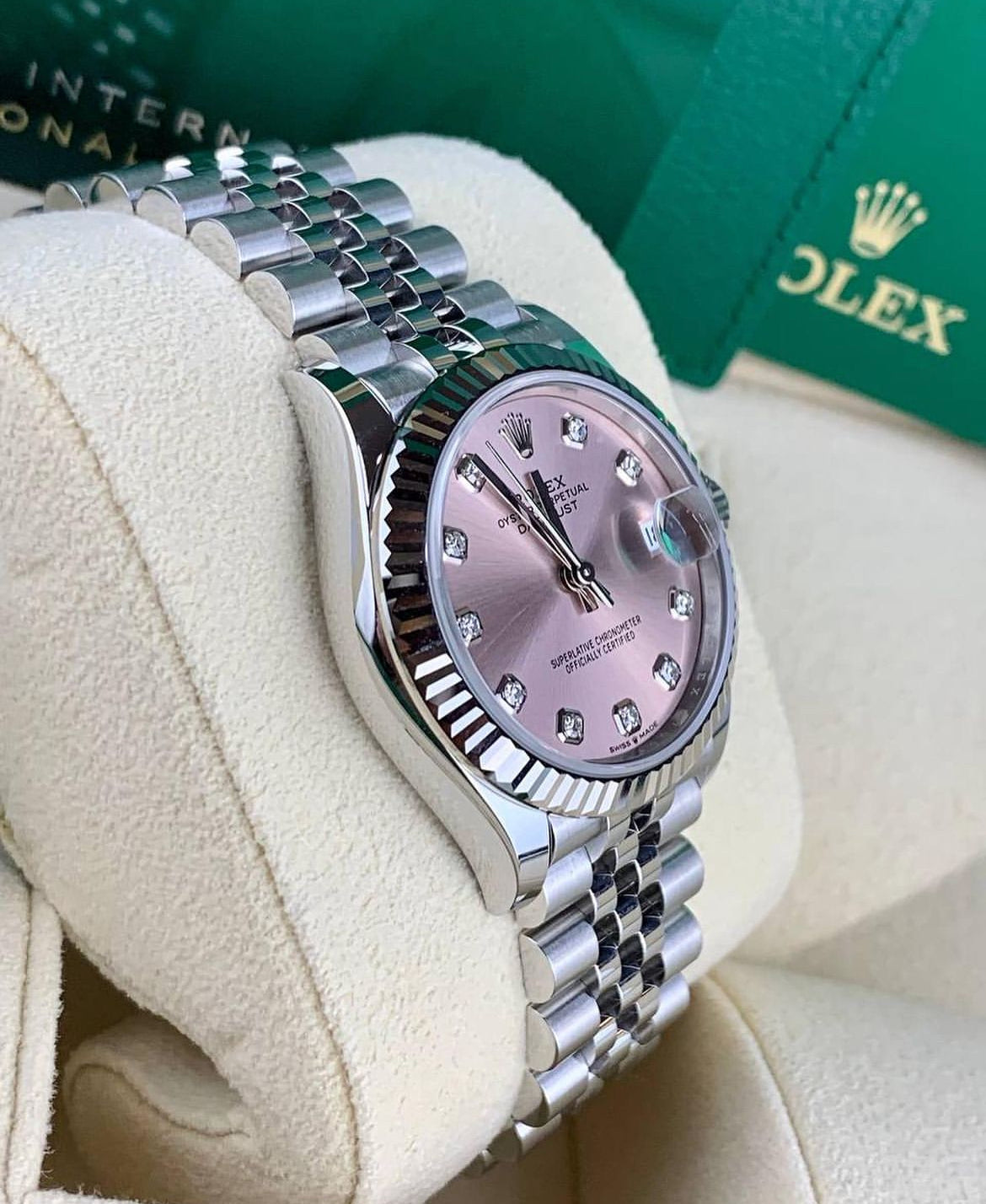 ROLEX DATEJUST JUBILÈE ROSA DIAMOND