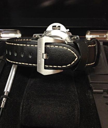 PANERAI LUMINOR GMT BRACCIALE IN PELLE NERO