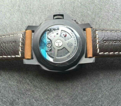 PANERAI LUMINOR GMT BRACCIALE IN PELLE MARRONE