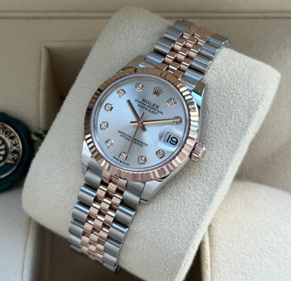 ROLEX DATEJUST JUBILEE ACCIAIO E ORO ROSA DIAMOND