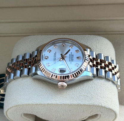 ROLEX DATEJUST JUBILEE ACCIAIO E ORO ROSA DIAMOND