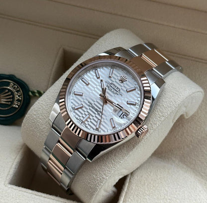 ROLEX DATEJUST OYSTER GOLD ROSÈ