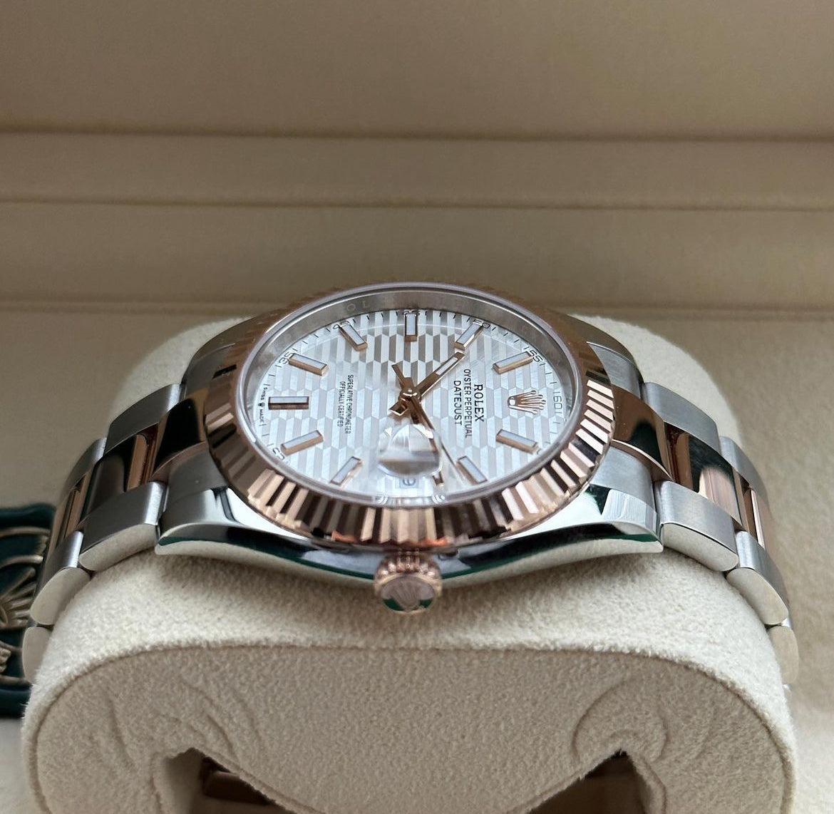 ROLEX DATEJUST OYSTER GOLD ROSÈ