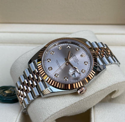 ROLEX DATEJUST JUBILEE ACCIAIO E ORO ROSA DIAMOND