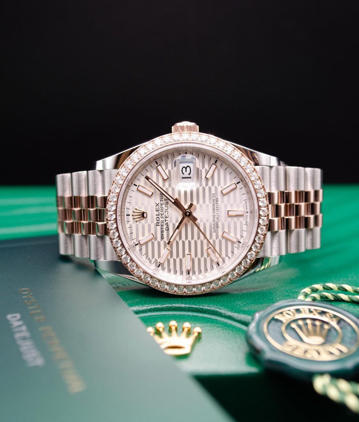 ROLEX DATEJUST JUBILEE ACCIAIO E ORO GHIERA DIAMOND