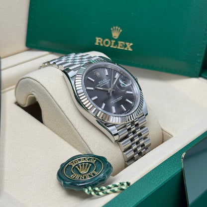ROLEX DATEJUST JUBILEE GRIGIO