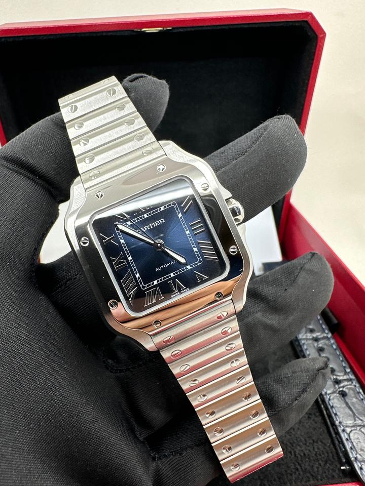 CARTIER SANTOS BLU DIAL