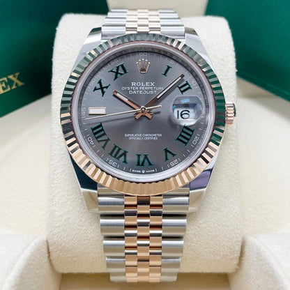ROLEX DATEJUST JUBILEE WIMBLEDON ORO ROSA