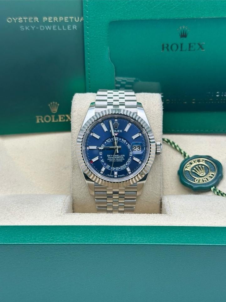 ROLEX SKY-DWELLER BLUE DIAL