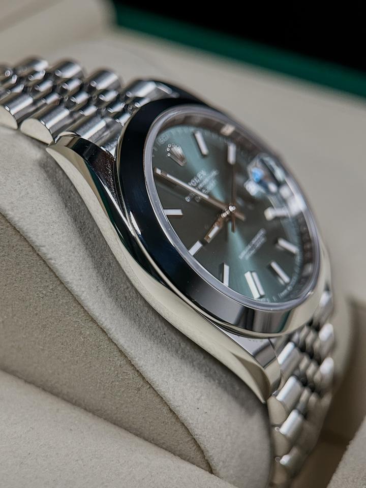 ROLEX DATEJUST JUBILEE VERDE GHIERA LISCIA