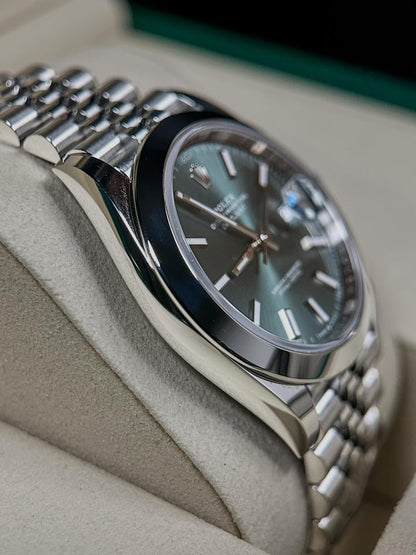 ROLEX DATEJUST JUBILEE VERDE GHIERA LISCIA