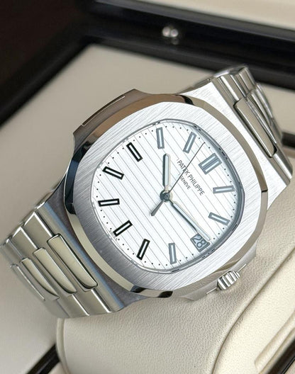 PATEK PHILIPPE NAUTILUS WHITE DIAL