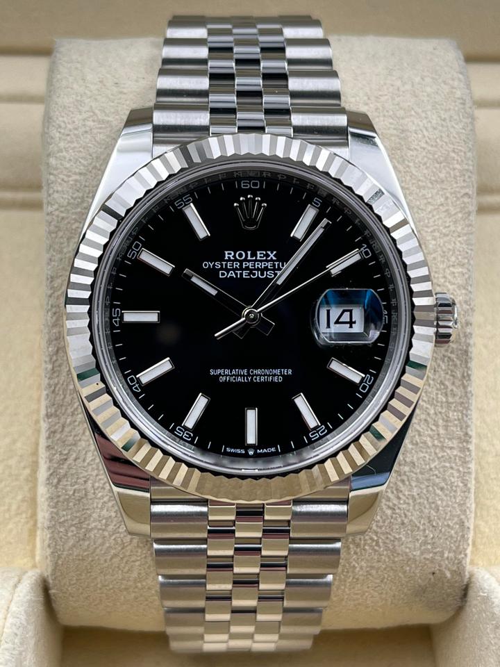 ROLEX DATEJUST JUBILÈE BLACK DIAL