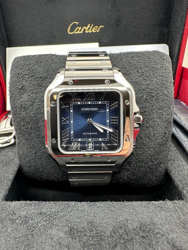 CARTIER SANTOS BLU DIAL