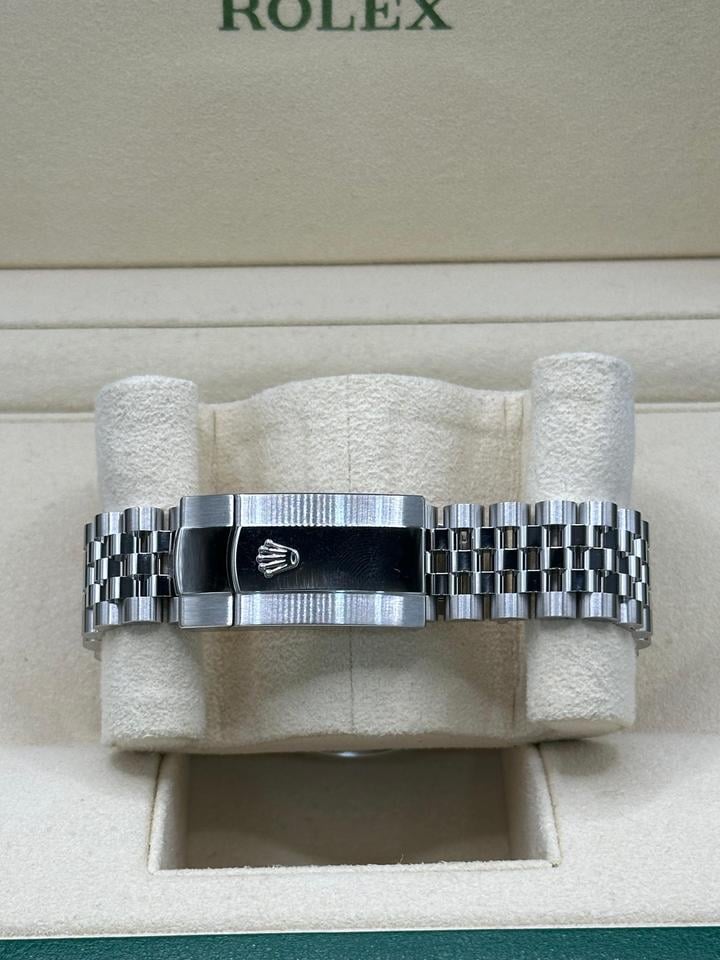 ROLEX DATEJUST JUBILEE BLU NUMERI ROMANI GHIERA LISCIA
