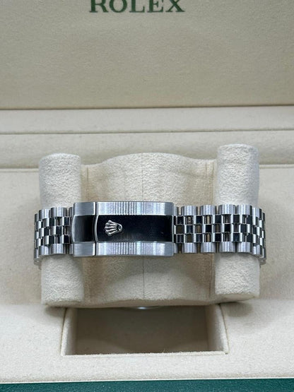 ROLEX DATEJUST JUBILEE BLU NUMERI ROMANI GHIERA LISCIA