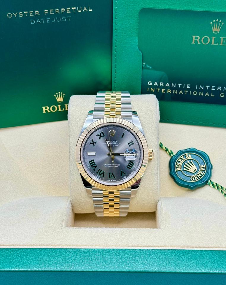 ROLEX DATEJUST JUBILÈE WIMBLEDON ACCIAIO E ORO
