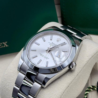 ROLEX DATEJUST OYSTER SILVER DIAL