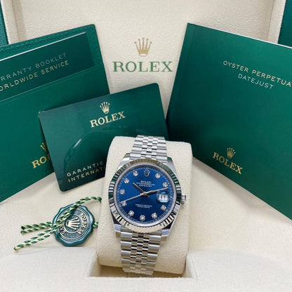 ROLEX DATEJUST JUBILEE BLU DIAMOND