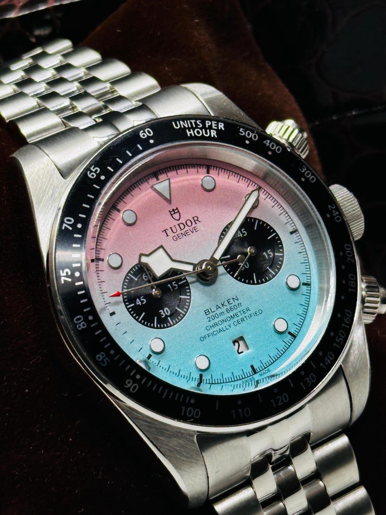 TUDOR BLACK BAY FLAMINGO PINK TO BLUE