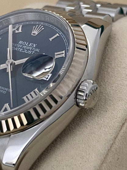 ROLEX DATEJUST JUBILÈE BLUE NUMERI ROMANI