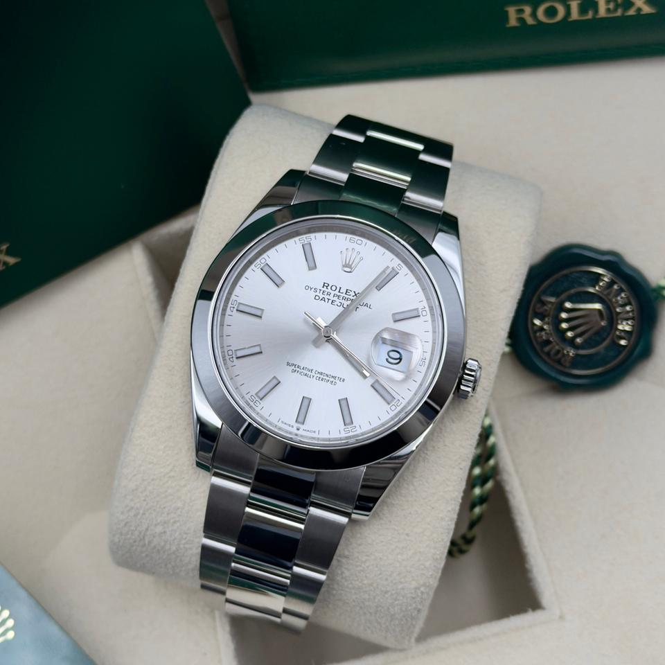 ROLEX DATEJUST OYSTER SILVER DIAL