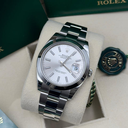 ROLEX DATEJUST OYSTER SILVER DIAL