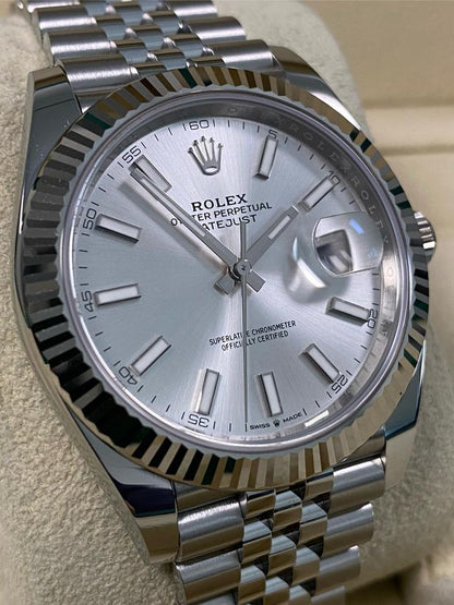 ROLEX DATEJUST JUBILÈE WHITE DIAL