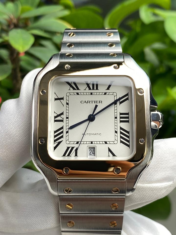 CARTIER SANTOS ACCIAIO E ORO