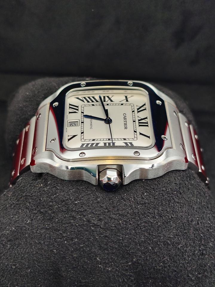 CARTIER SANTOS WHITE DIAL