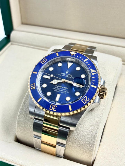 ROLEX SUBMARINER DATE BLU & GOLD