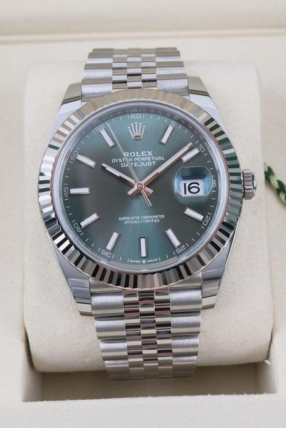 ROLEX DATEJUST JUBILÉE VERDE GHIERA ZIGRINATA