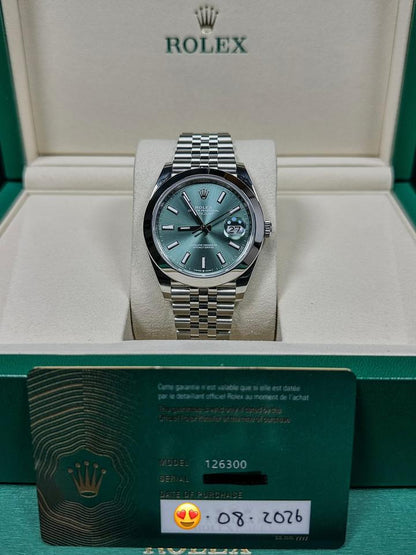 ROLEX DATEJUST JUBILEE VERDE GHIERA LISCIA