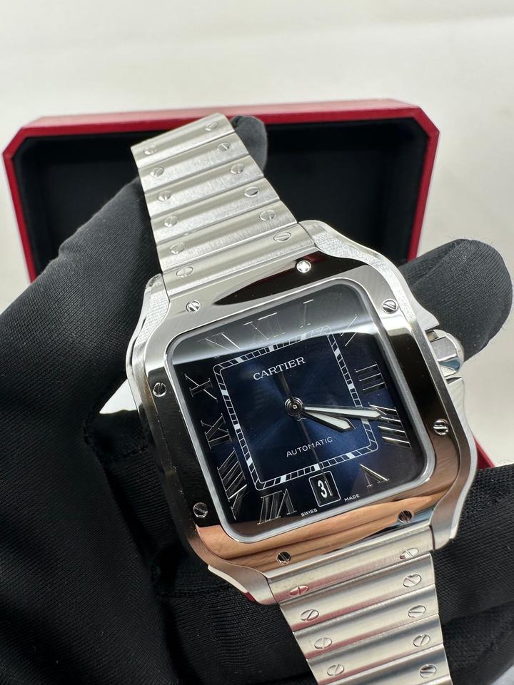 CARTIER SANTOS BLU DIAL