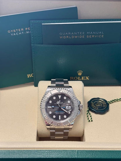 ROLEX YACHT-MASTER RHODIUM DIAL