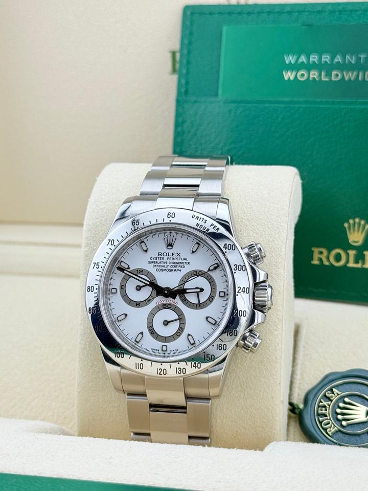 ROLEX DAYTONA ACCIAIO QUADRANTE BIANCO
