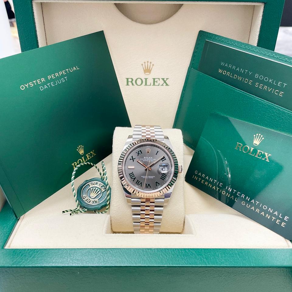 ROLEX DATEJUST JUBILEE WIMBLEDON ORO ROSA