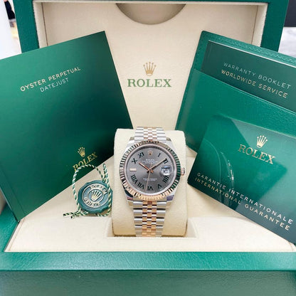 ROLEX DATEJUST JUBILEE WIMBLEDON ORO ROSA