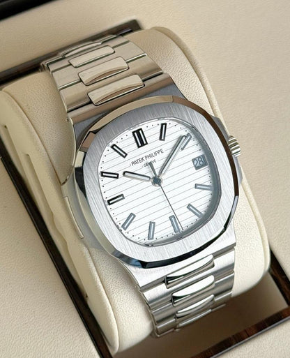 PATEK PHILIPPE NAUTILUS WHITE DIAL