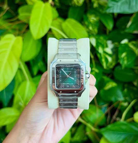 CARTIER SANTOS GREEN DIAL