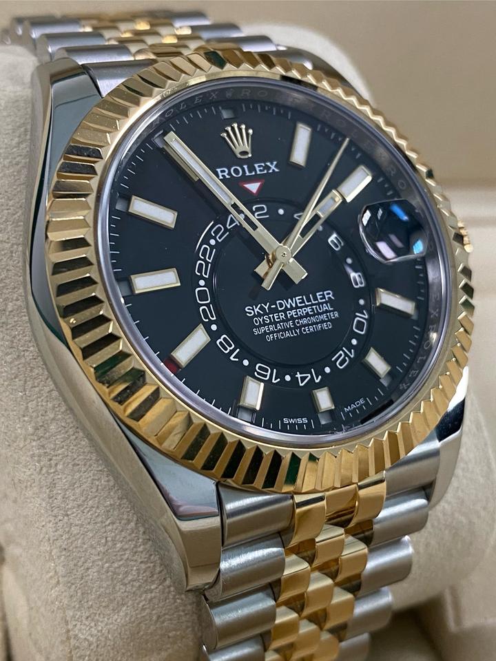 ROLEX SKY-DWELLER ORO & ACCIAO
