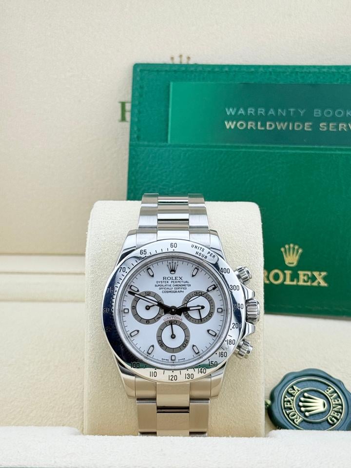 ROLEX DAYTONA ACCIAIO QUADRANTE BIANCO