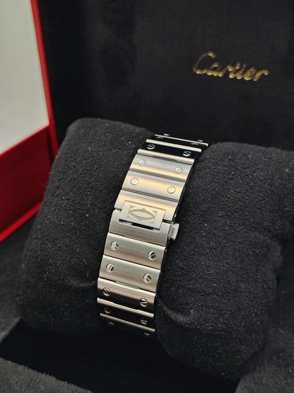CARTIER SANTOS WHITE DIAL
