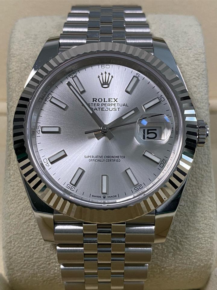 ROLEX DATEJUST JUBILÈE WHITE DIAL