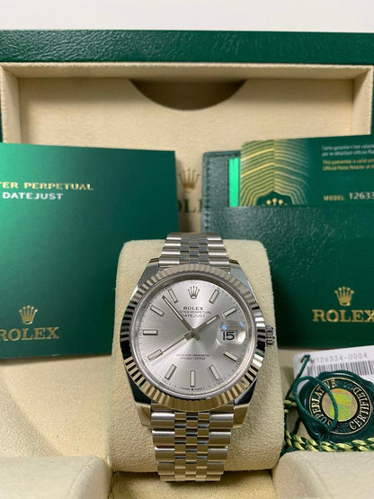 ROLEX DATEJUST JUBILÈE WHITE DIAL
